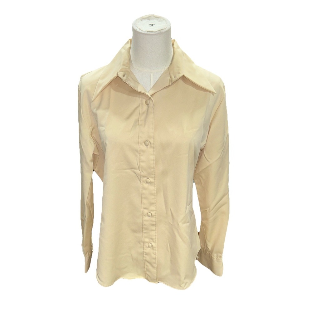 Lanvin Paris Women's shirt 16 New York Long Sleeve Button Vintage?